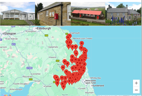 Over Half of Northumberland&rsquo;s Village Halls Now on the Portal